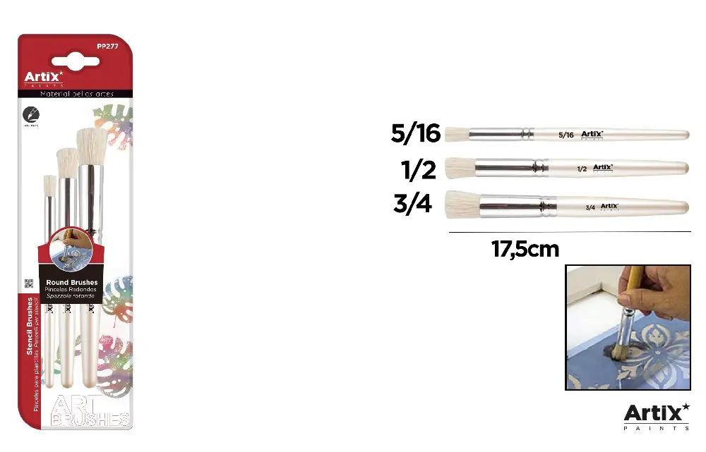 MP - PINCELES PARA PINTAR CON PLANTILLAS