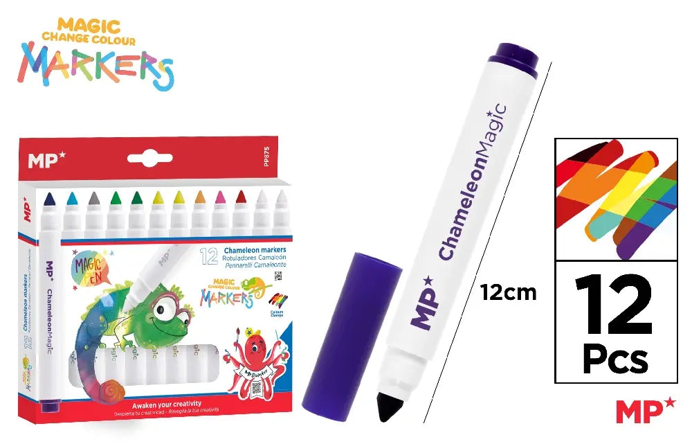 MP - ROTULADORES CAMBIA COLOR 12 Uds