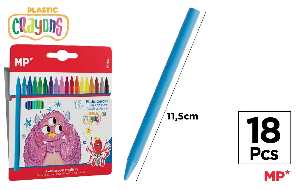 MP - CERA PLÁSTICA KIDS 18 Uds