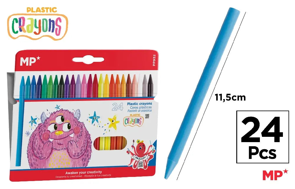 MP - CERA PLÁSTICA KIDS 24 Uds