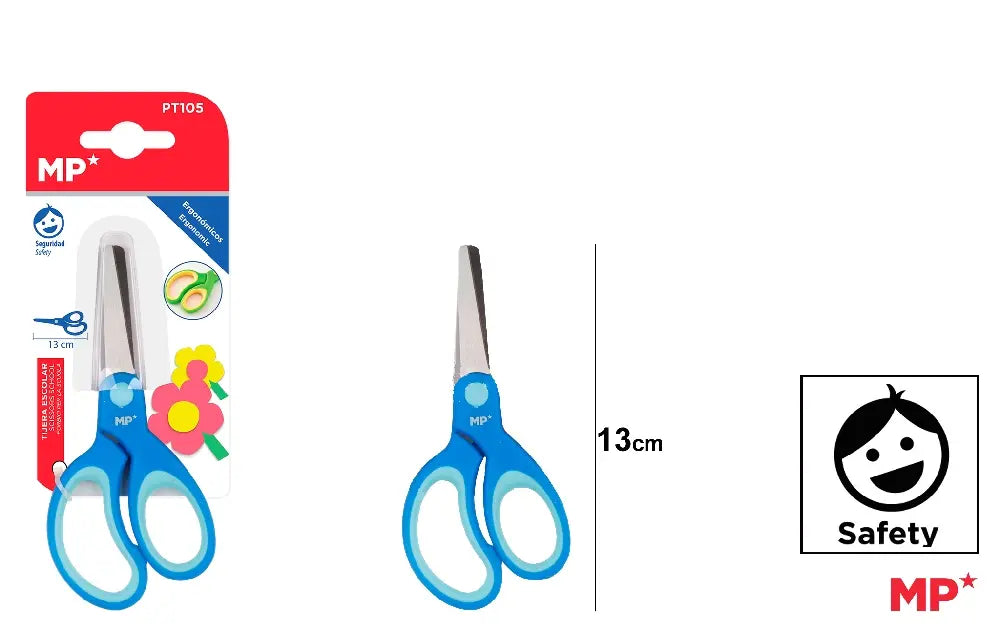 MP - TIJERA ESCOLAR 13 cm