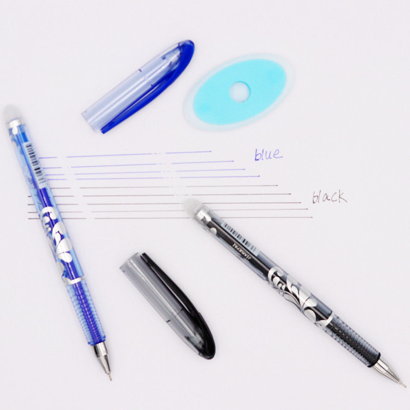 Escuela - Juego de bolígrafos borrables de tinta azul - Zhibo