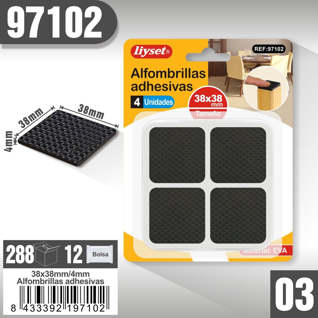 Liyset - Alfombrillas protectoras para Patas de Muebles
