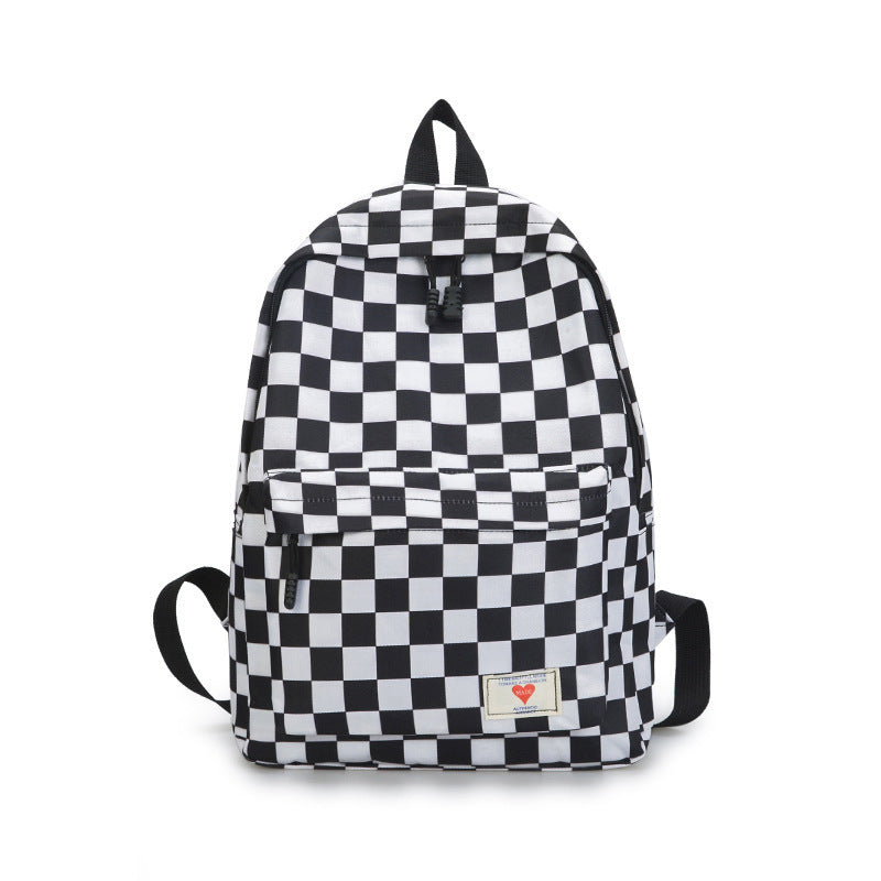 Escuela - Mochila de cuadros - Zhibo