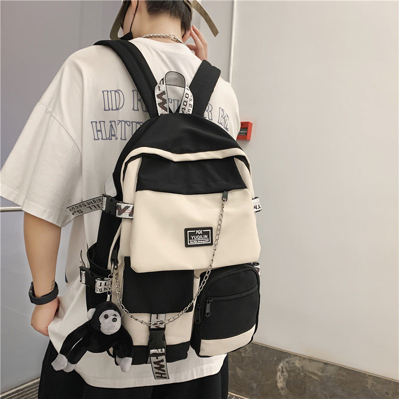 Junior High School College Students Backpack - Zhibo
