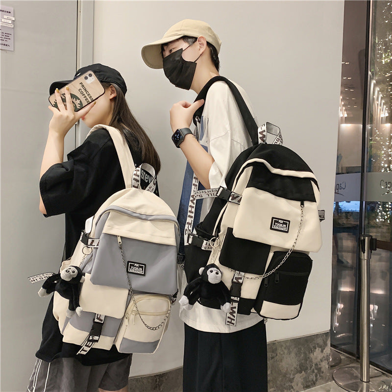Junior High School College Students Backpack - Zhibo