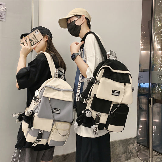 Junior High School College Students Backpack - Zhibo