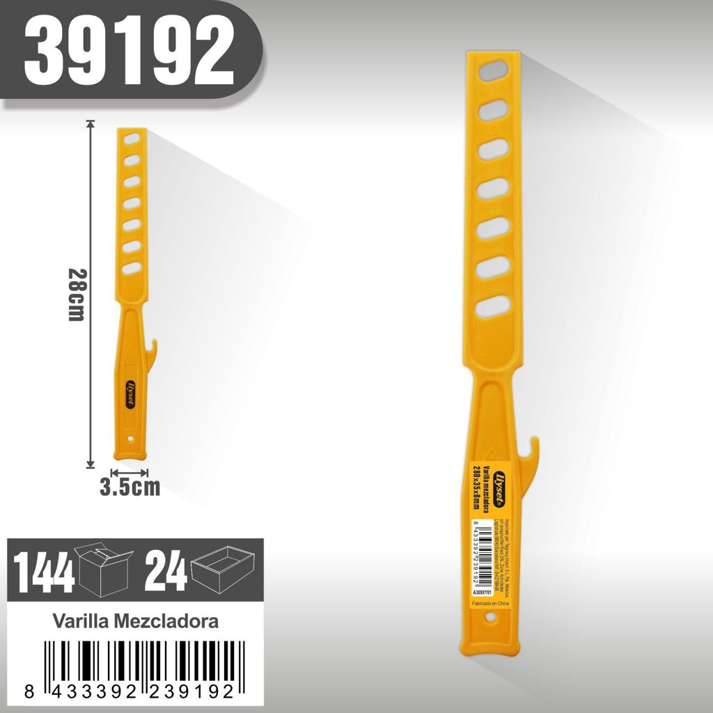 Liyset - Varilla Mezcladora 280 x 35 x 8mm