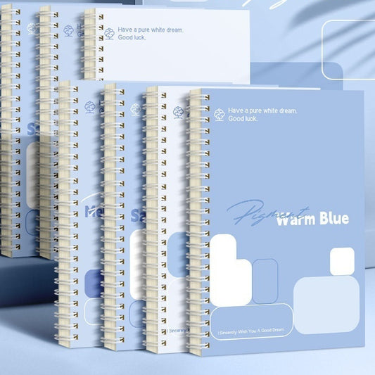 Cuaderno Espiral Azul A5 - Zhibo