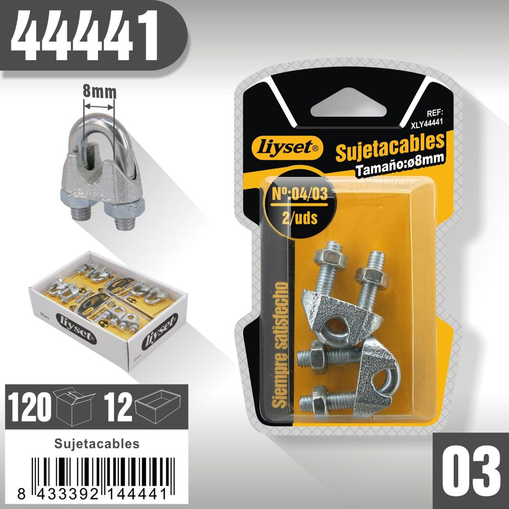 Liyset - Sujetacables 8mm