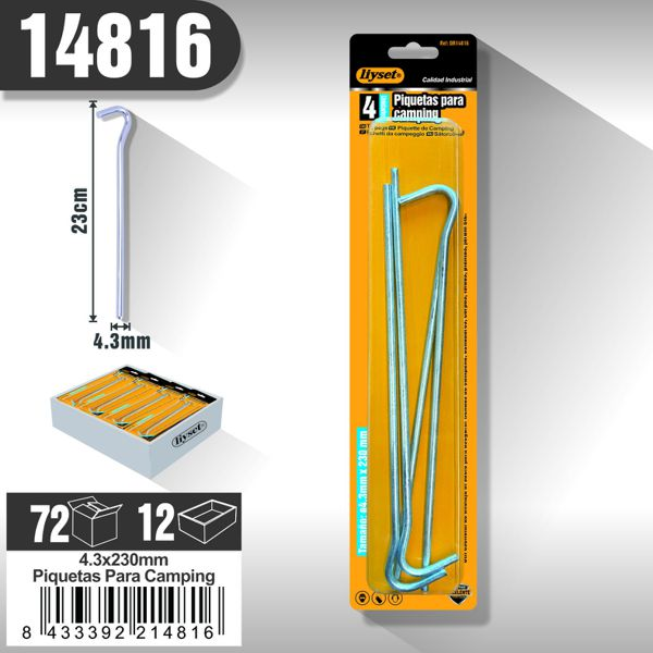 Liyset - Piquetas para Camping