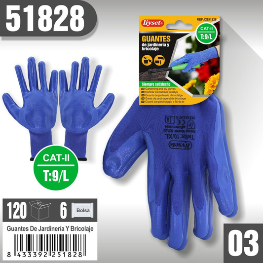 Liyset - Guantes de Jardinería y Bricolaje L