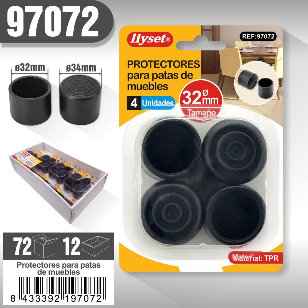 Liyset - Protectores para Patas de Muebles