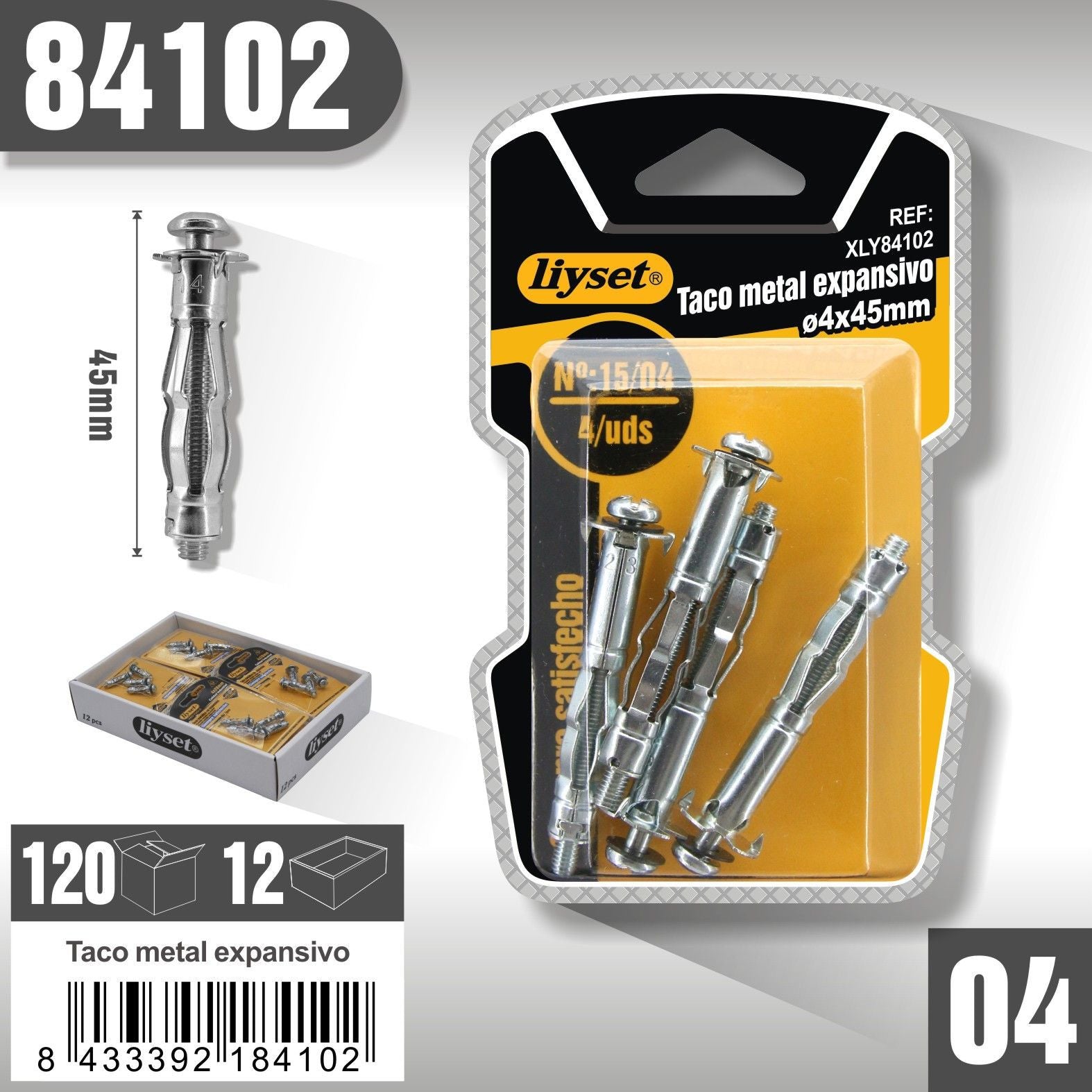Liyset - Taco Metal Expansivo