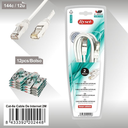 Liyset - Cable de Red de CAT6E/RJ45