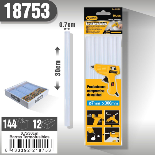 Liyset - Barras Termofusibles 10uds