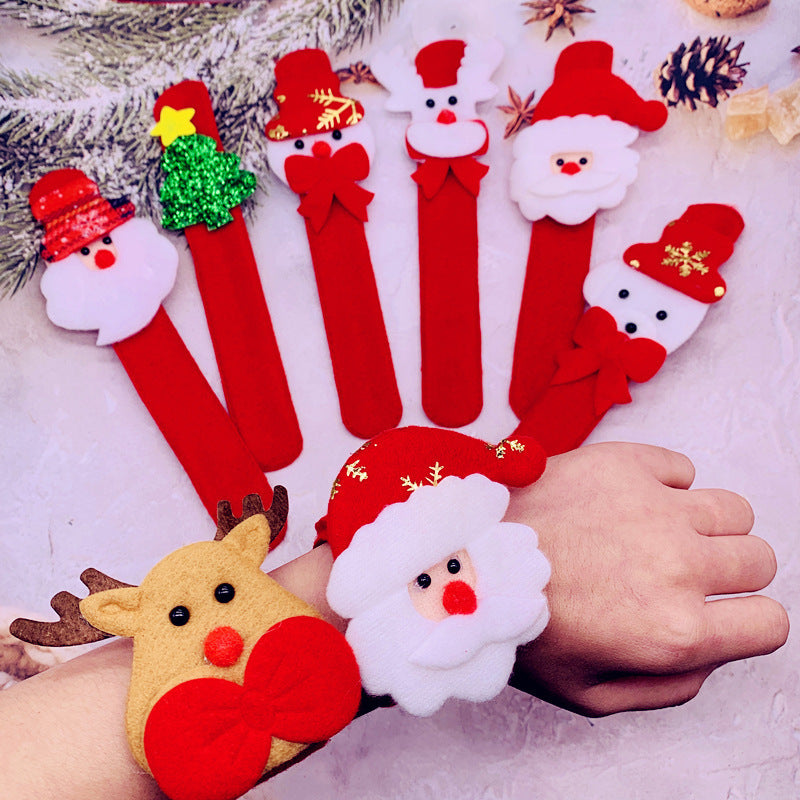 Navidad - Pulsera navideña de peluche luminosa - Zhibo