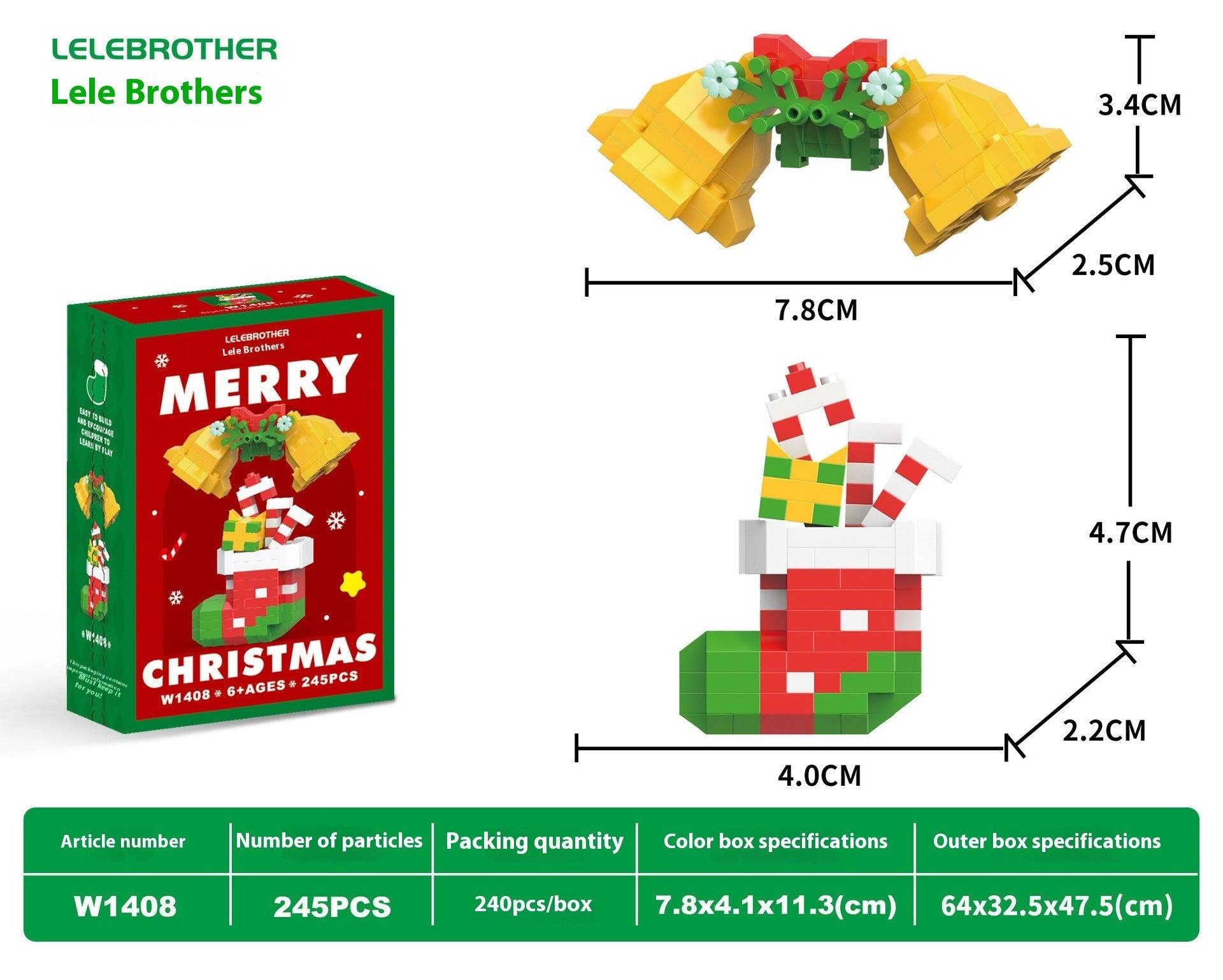 Navidad - Bloques de ensamblaje - Zhibo