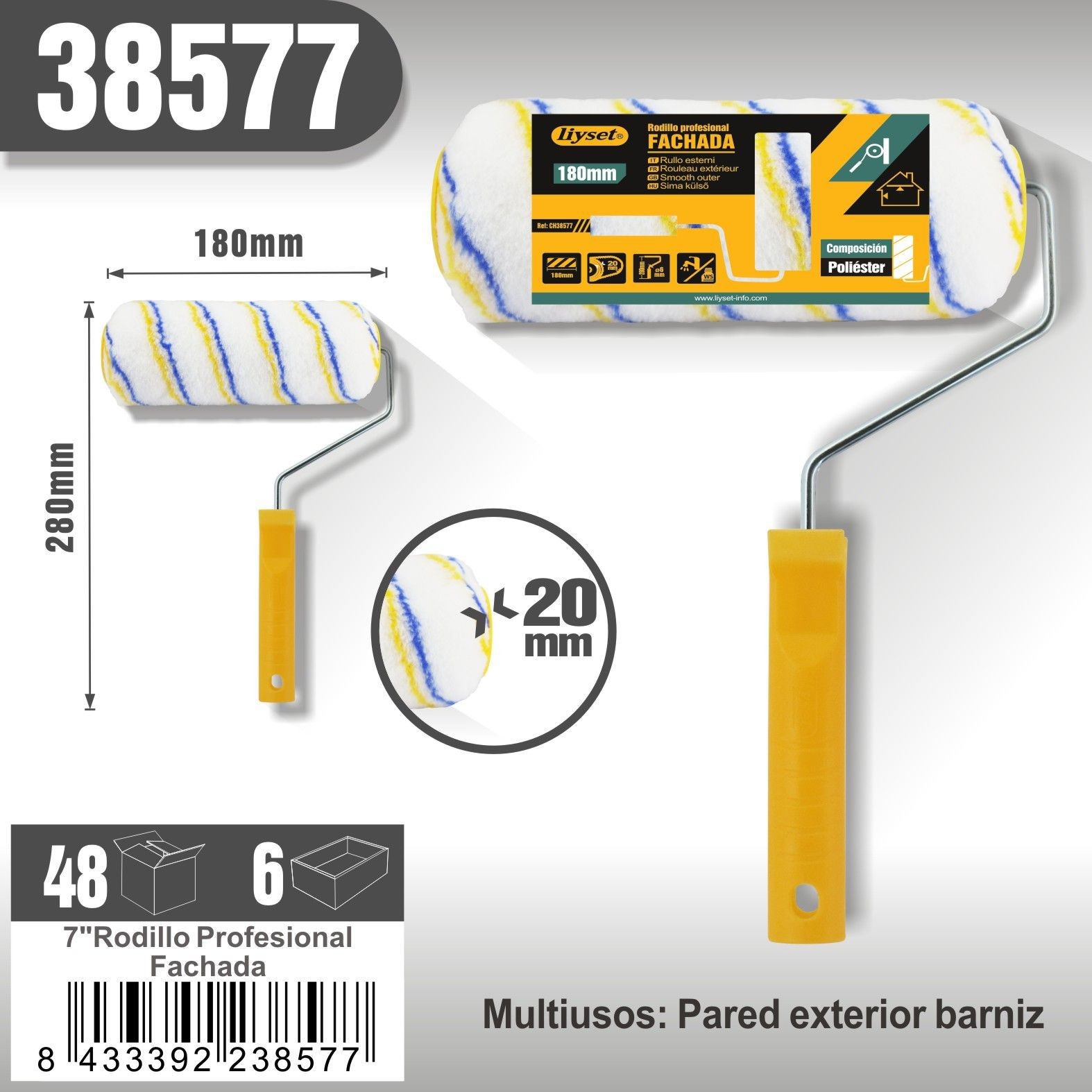 Liyset - Multiusos - Pared Exterior Barniz