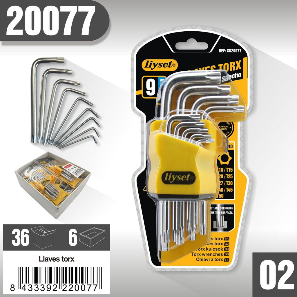 Liyset - Llaves Torx