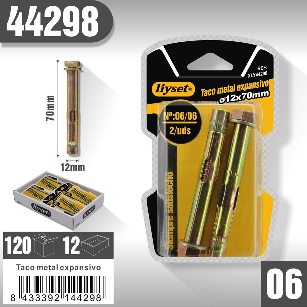 Liytex - Taco Metal Expansivo