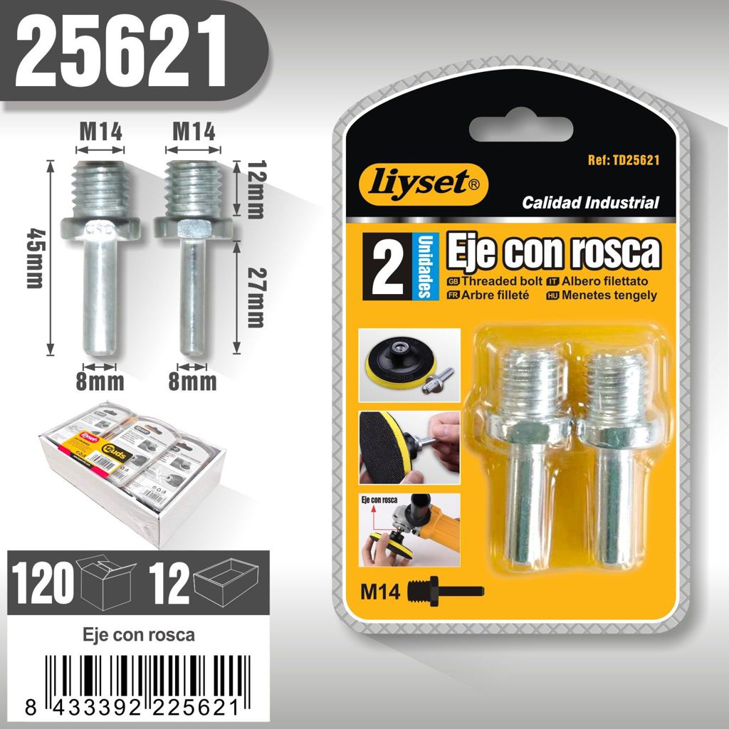 Liyset - Eje con Rosca