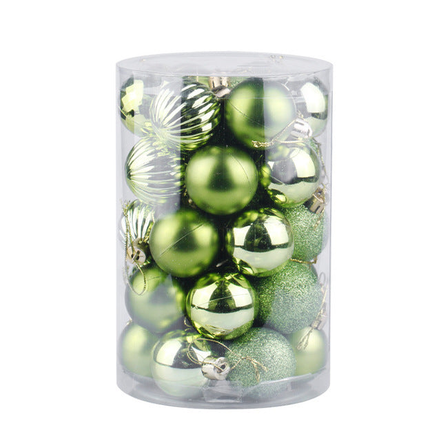 Navidad - Conjunto de 34 bolas de Navidad - Zhibo