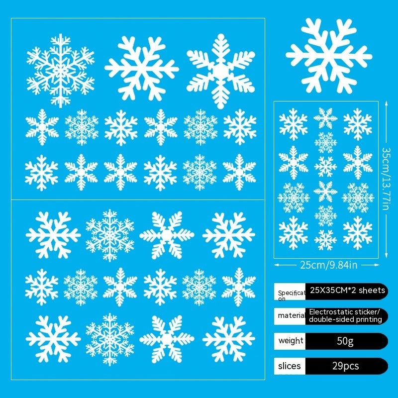 Navidad - Pegatinas estáticas navideñas - Zhibo