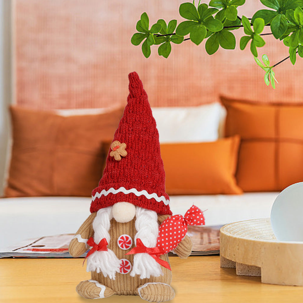 Navidad - Adornos de ancianos sin rostro - Zhibo