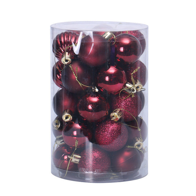 Navidad - Conjunto de 34 bolas de Navidad - Zhibo