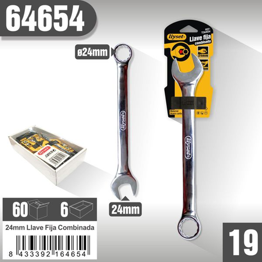 Liyset - Llave Fija Combinada 24mm