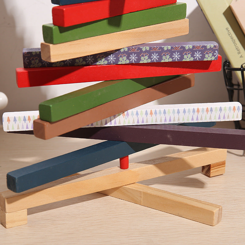 Christmas Building Blocks Decorations Desktop - Zhibo
