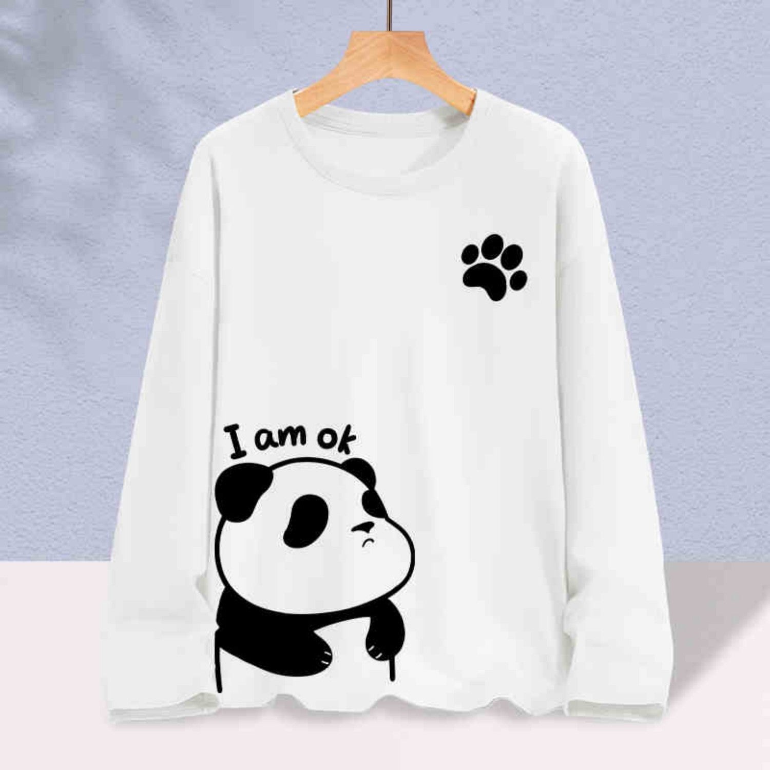 Ropa - Camiseta de manga larga de algodón - Zhibo