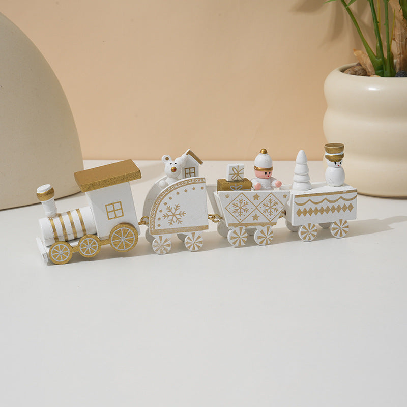 Navidad - Tren de madera - Zhibo