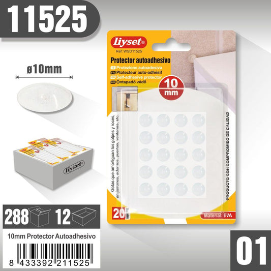 Liyset - Protector Autoadhesivo Redondo