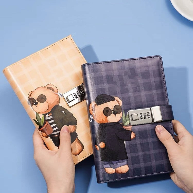 Libreta de contraseñas con tarjeta Tide B6 con cerradura, libro de contabilidad - Zhibo