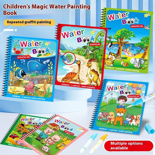 Libro de imágenes de agua mágico, relleno de colores de grafiti - Zhibo
