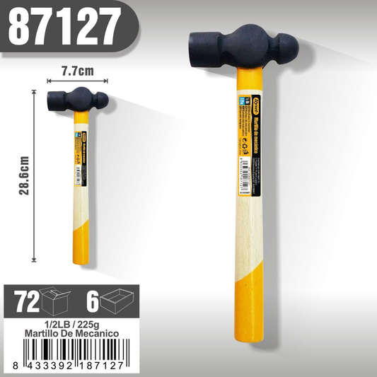 Liyset - Martillo de Bola con Mango de Madera