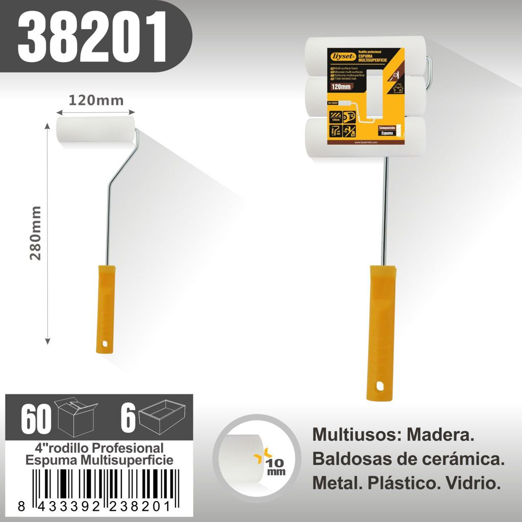 Liyset - Multiusos: Madera, Baldosas de Cerámica, Metal, Plástico, Vidrio.