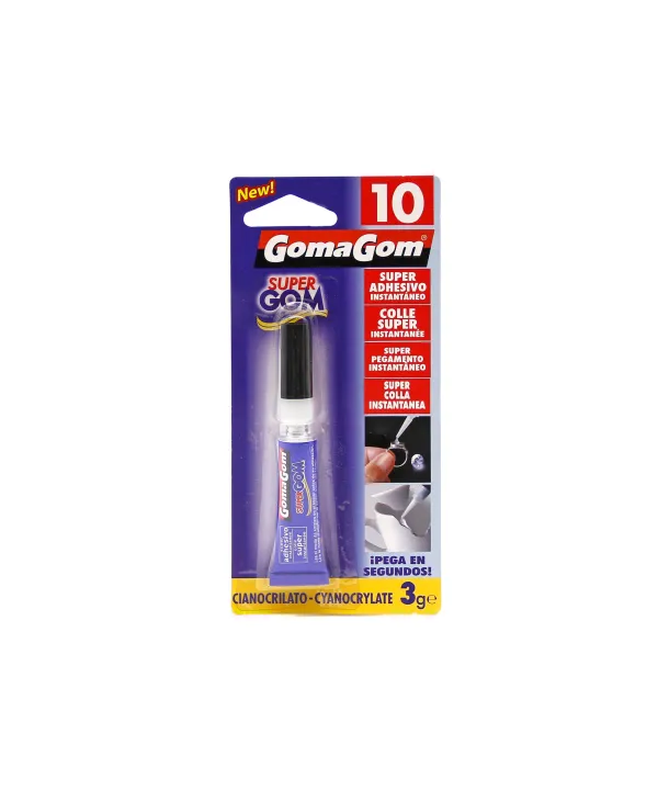 GomaGom - SUPER ADHESIVO INSTANTÁNEO 3g