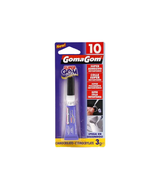 GomaGom - SUPER ADHESIVO INSTANTÁNEO 3g