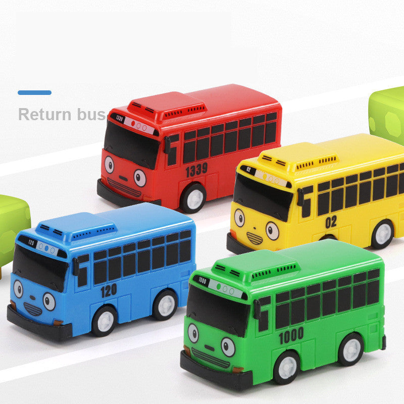 Juguetes - Juego de simulación de autobús escolar en estacionamiento de rieles - Zhibo