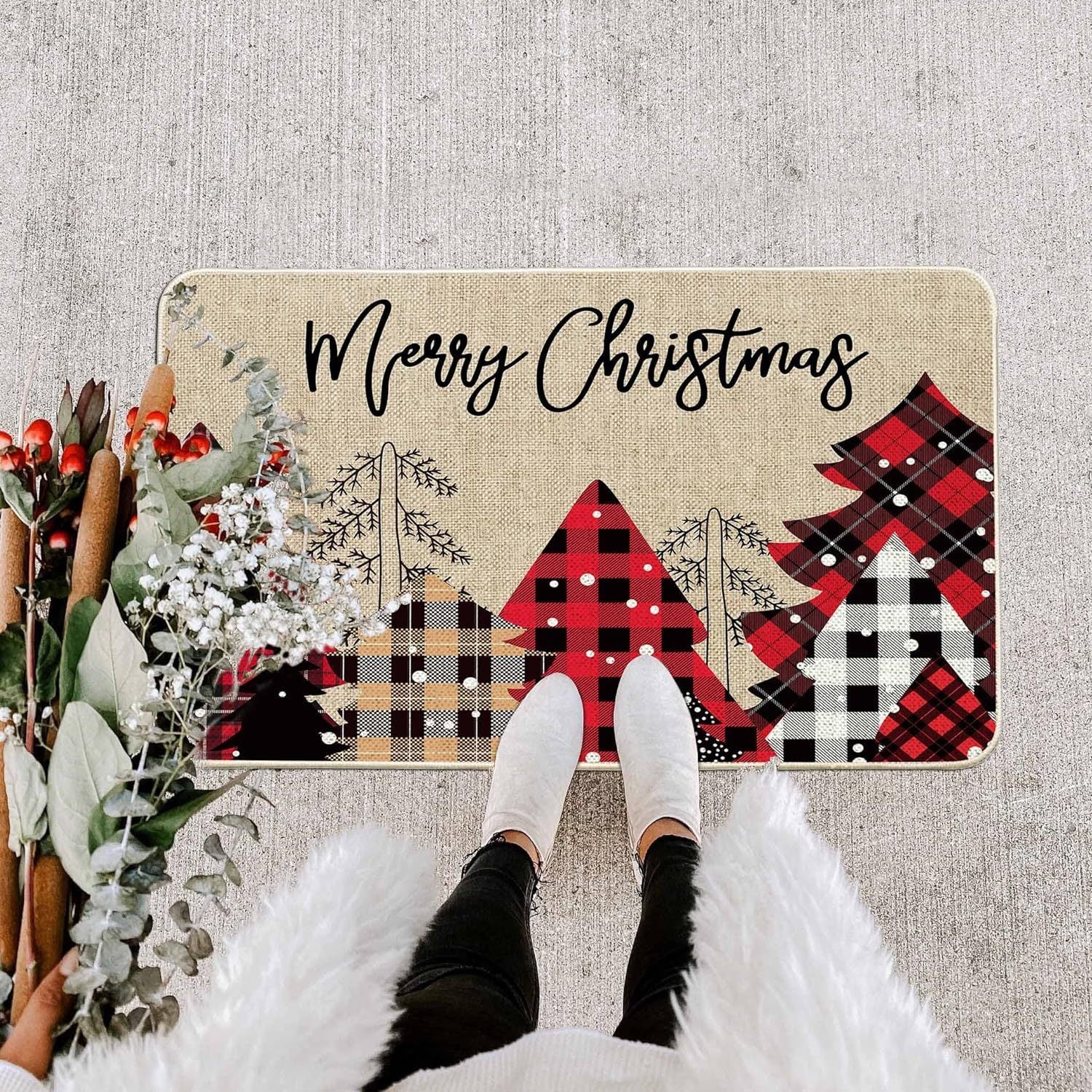 Navidad - Tapete decorativo navideño - Zhibo