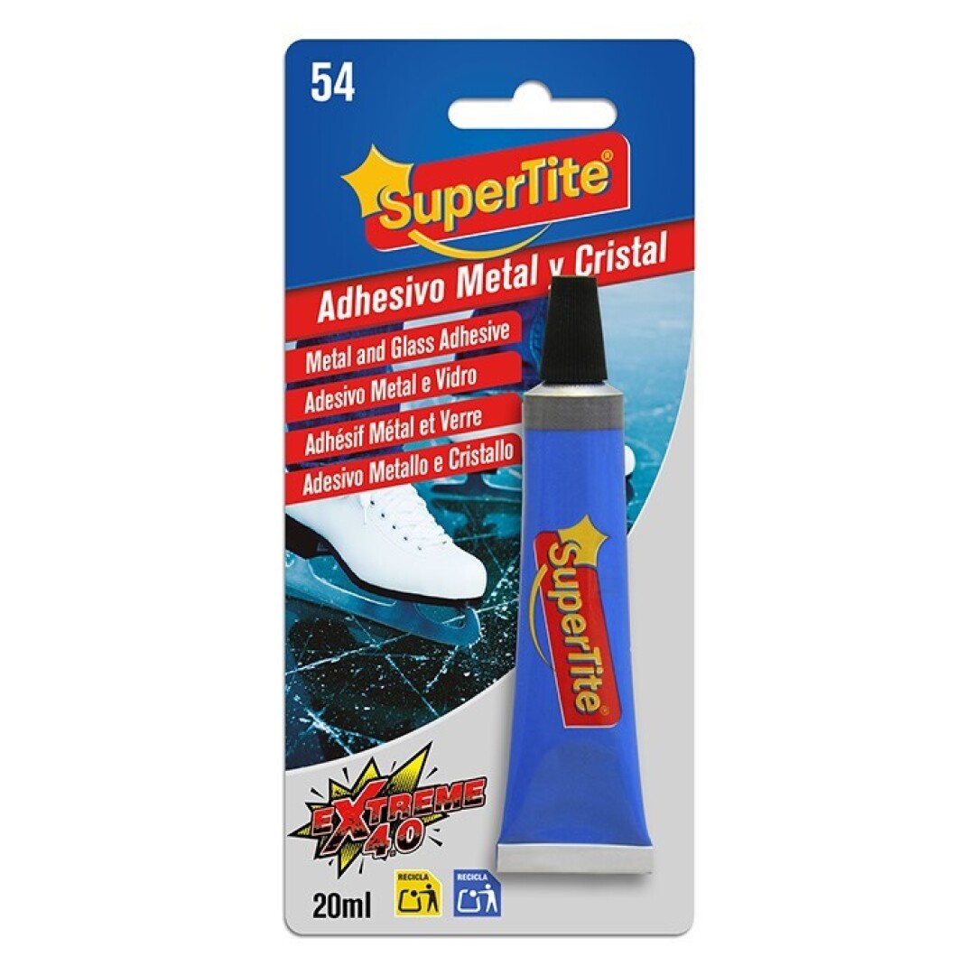 Supertite - ADHESIVO METAL Y CRISTAL,Bli.20g