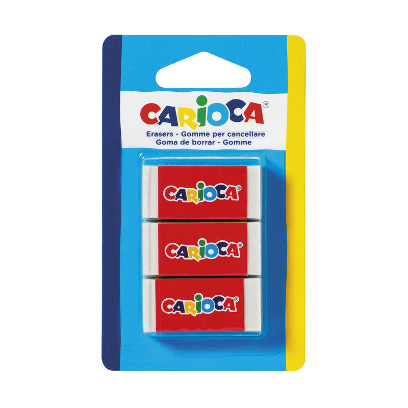 Carioca - Gomas Rectangulares - 3 Uds