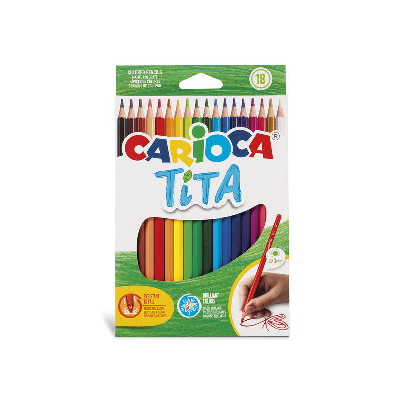 Carioca - Lápices TITA - 18 piezas - Zhibo