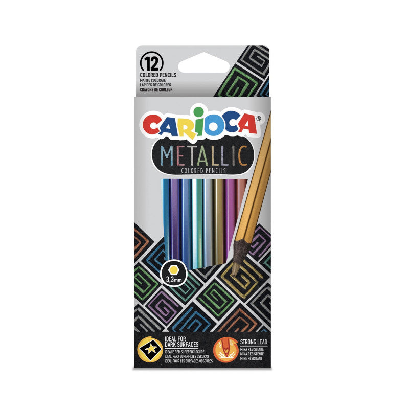 Carioca - Lápices Metallic - 12 Uds