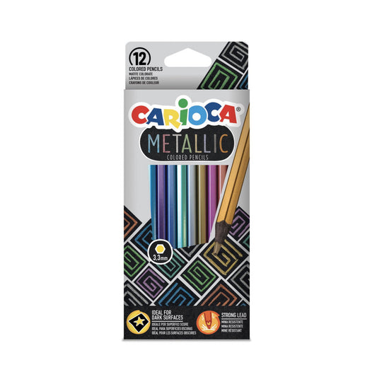 Carioca - Lápices Metallic - 12 Uds