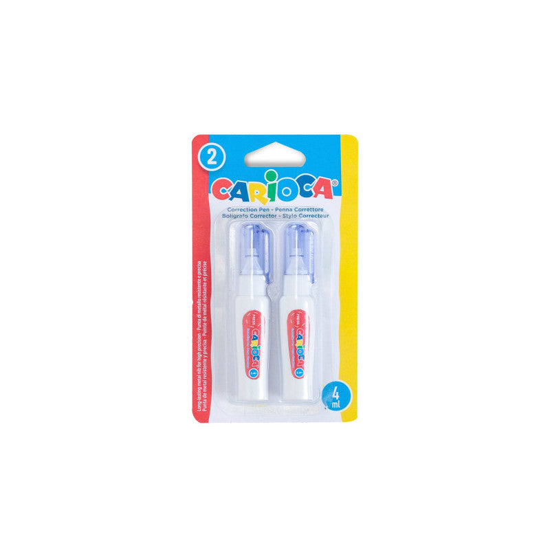 Carioca - Bolígrafos Correctores Mini 4ml - 2 Uds