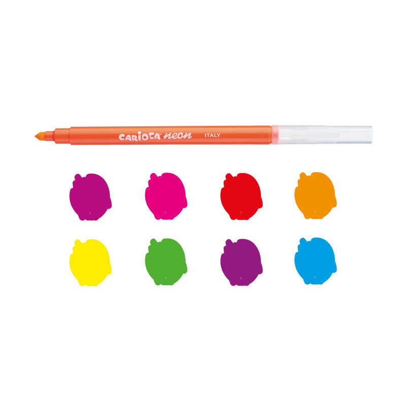 Carioca - Rotuladores Neon - 8 Uds - Zhibo